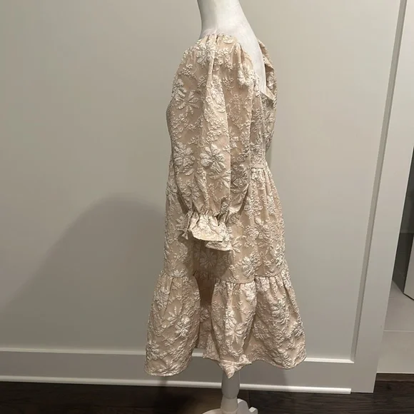 NWT Lizard Thicket Puff Sleeve Dress Sz L - Picture 4 of 10